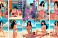 AI稀缺壁纸 忧郁复古风少女 145P