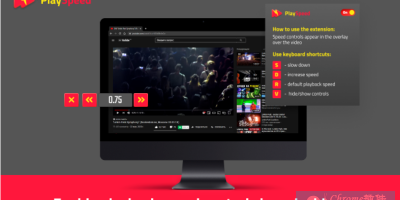 chrome插件之HTML5视频倍速播放插件-Playspeed chrome插件之HTML5视频倍速播放插件-Playspeed