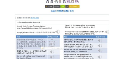 GPT SoVITS – 开源的语音克隆配音工具 GPT SoVITS – 开源的语音克隆配音工具