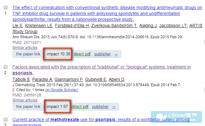 推荐三款可以让pubmed显示影响因子的PubMed查文献必备高颜值插件