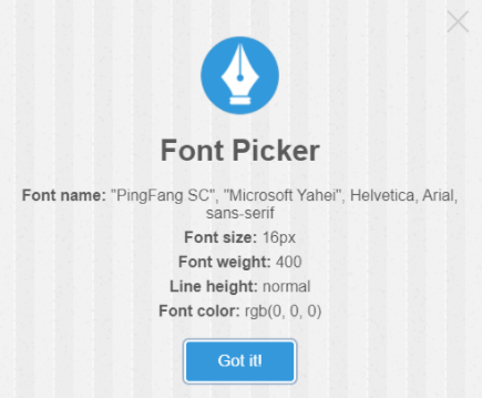 Font Picker - 网页字体识别工具Chrome插件v1.0.5-Chrome浏览器插件扩展