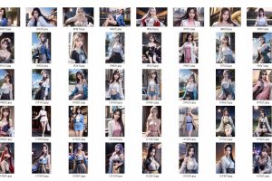 AI现代超美女神4K壁纸 横屏+竖屏 128P