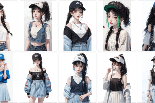 AI时装少女素材超美极品资源1200P