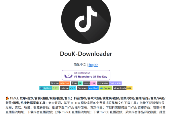 TikTokDownloader:适合新手的抖音 / TikTok 无水印下载实用工具
