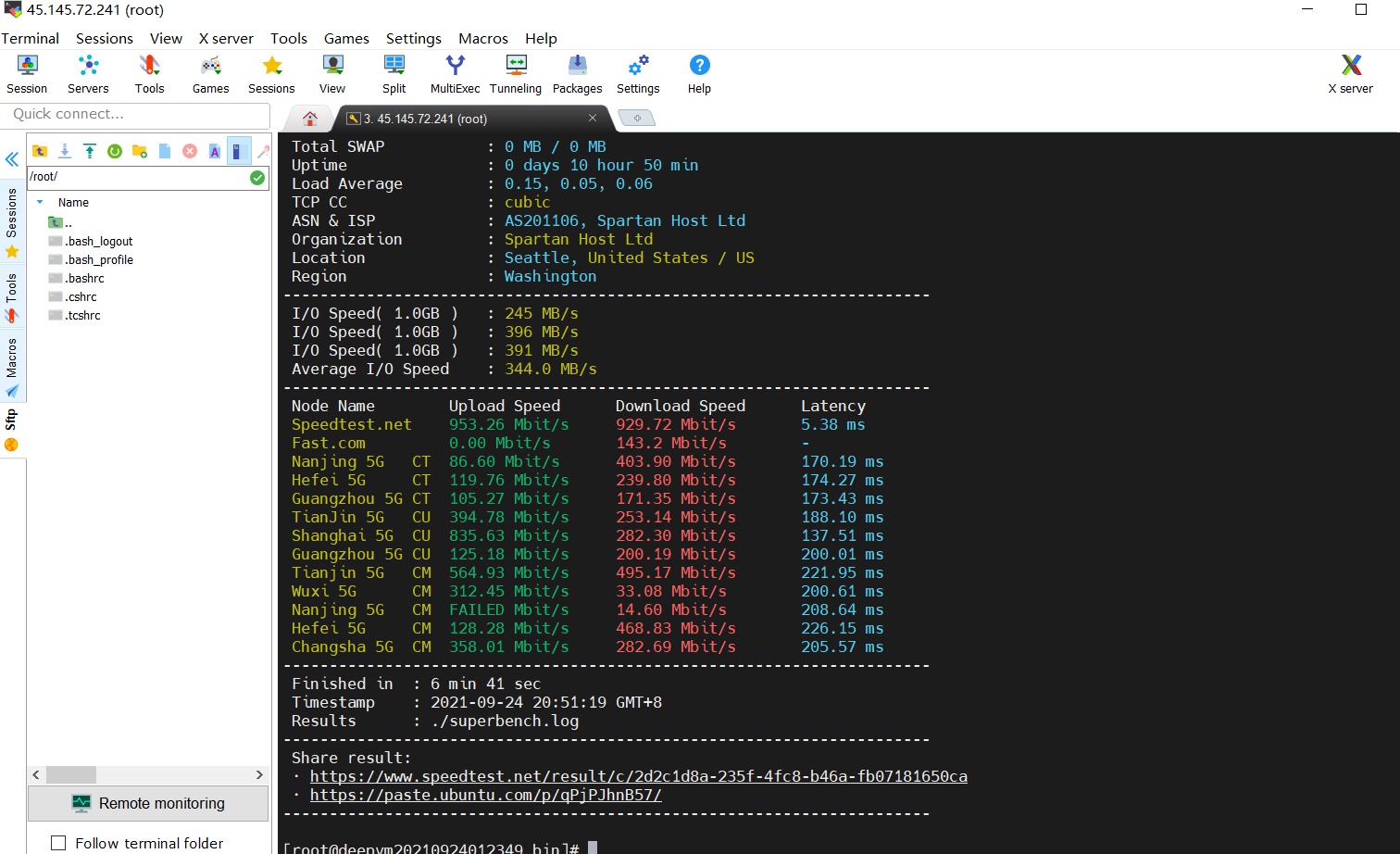 DeepVM_superbench